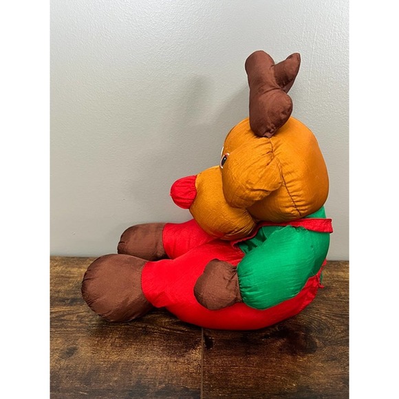 Nylon Holiday Reindeer Plush - Picture 3 of 7